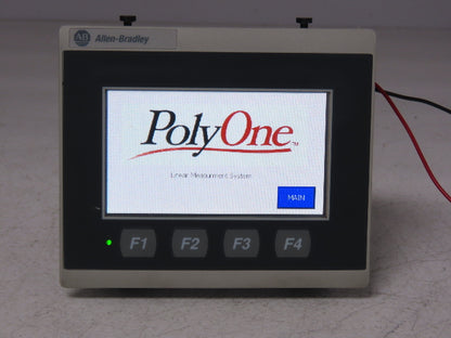 Allen Bradley 2711R-T4T PanelView 800 HMI Control Terminal 4" Touch Screen Ser A