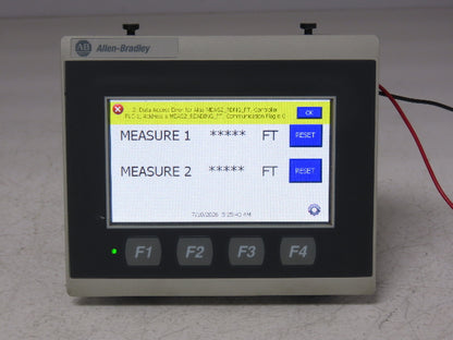 Allen Bradley 2711R-T4T PanelView 800 HMI Control Terminal 4" Touch Screen Ser A