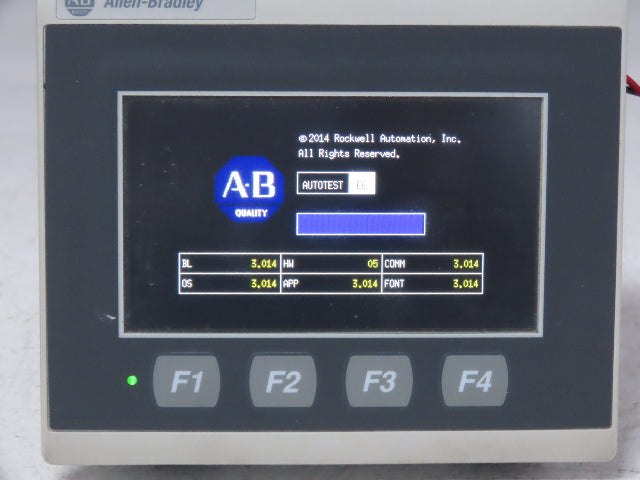 Allen Bradley 2711R-T4T PanelView 800 HMI Control Terminal 4" Touch Screen Ser A