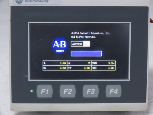 Allen Bradley 2711R-T4T PanelView 800 HMI Control Terminal 4" Touch Screen Ser A