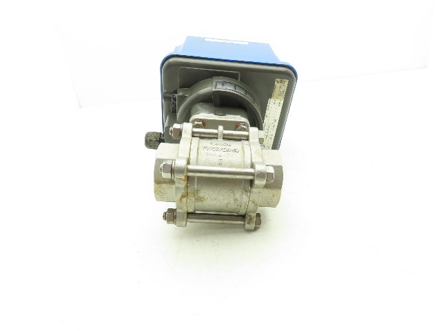 Burkett PSR25 Electric Actuator Control Valve 1-1/2" FNPT Stainless 24VDC