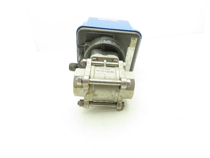 Burkett PSR25 Electric Actuator Control Valve 1-1/2" FNPT Stainless 24VDC