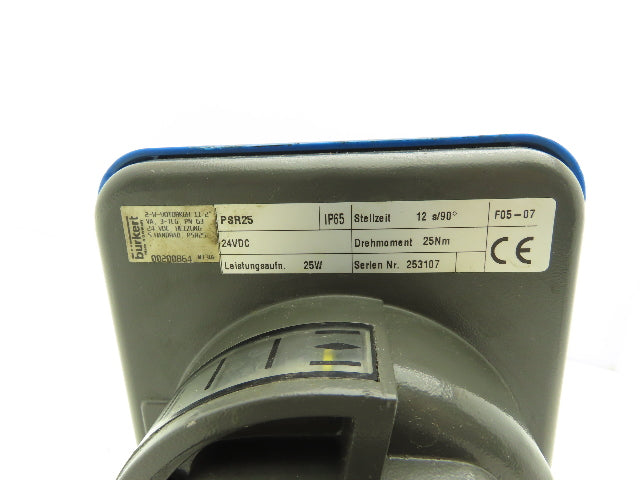 Burkett PSR25 Electric Actuator Control Valve 1-1/2" FNPT Stainless 24VDC