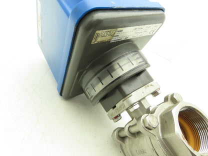 Burkett PSR25 Electric Actuator Control Valve 1-1/2" FNPT Stainless 24VDC