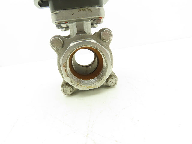 Burkett PSR25 Electric Actuator Control Valve 1-1/2" FNPT Stainless 24VDC