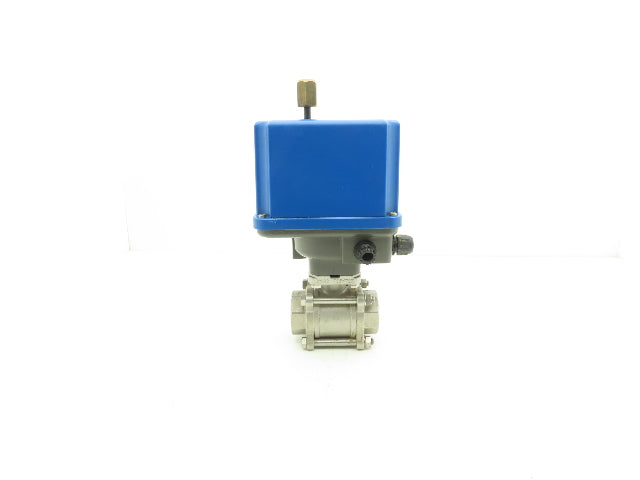 Burkett PSR25 Electric Actuator Control Valve 1-1/2" FNPT Stainless 24VDC