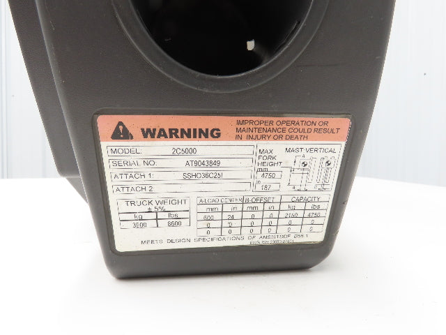 Caterpillar Forklift Forward Reverse Selector Directional Switch Off 2C5000