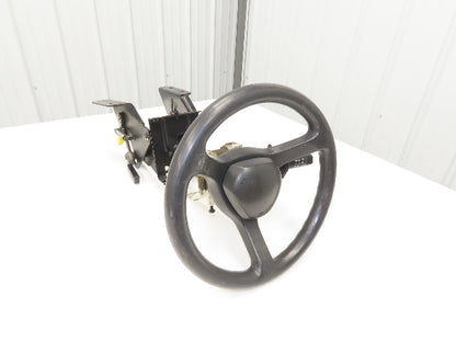 Caterpillar Forklift Tilt Steering Wheel & Column W/Horn Removed From 2C5000