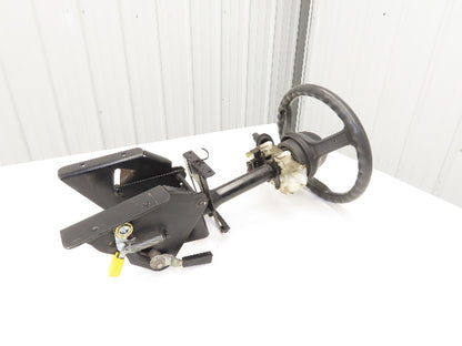 Caterpillar Forklift Tilt Steering Wheel & Column W/Horn Removed From 2C5000