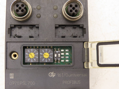 Lumberg Automation 0970 PSL 700 Distribution Block 16 I/O Module PROFIBUS M12