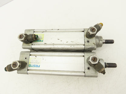 Festo DNC-63-125-PPV-A Pneumatic Air Cylinder 63mm Bore 125mm Stroke  Lot of 2