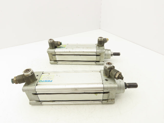 Festo DNC-63-125-PPV-A Pneumatic Air Cylinder 63mm Bore 125mm Stroke  Lot of 2