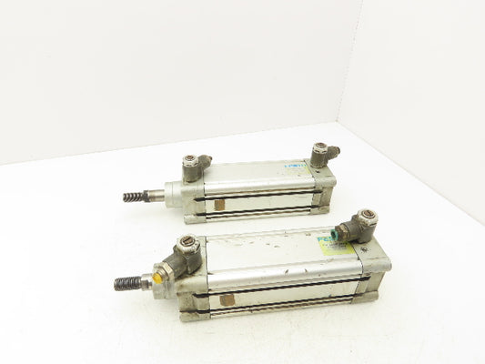 Festo DNC-63-125-PPV-A Pneumatic Air Cylinder 63mm Bore 125mm Stroke  Lot of 2