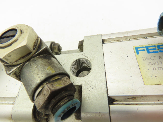 Festo DNCT-63-10-PPV-A Pneumatic Tandem Air Cylinder 63mm Bore 10mm Stroke