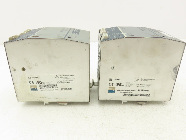 Emerson Sola SDN 10-24-480 PLC Power Supply 24VDC 10A 480V 3PH Lot of 2