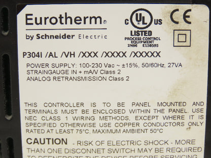 Eurotherm P304I/AL/VH Invensys Digital Temperature Controller P304i