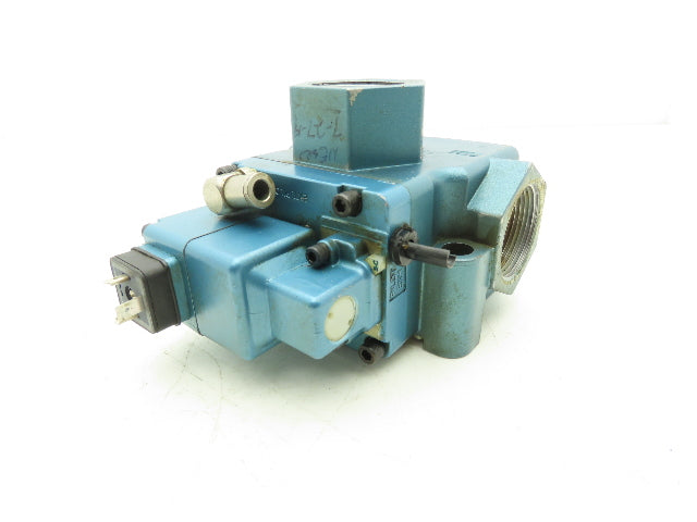 Illig 9109837 3 Way Pneumatic Air Valve 24V AC/DC Pilot  Vac - 145psi 1-1/2" NPT