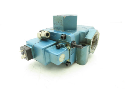 Illig 9109837 3 Way Pneumatic Air Valve 24V AC/DC Pilot  Vac - 145psi 1-1/2" NPT