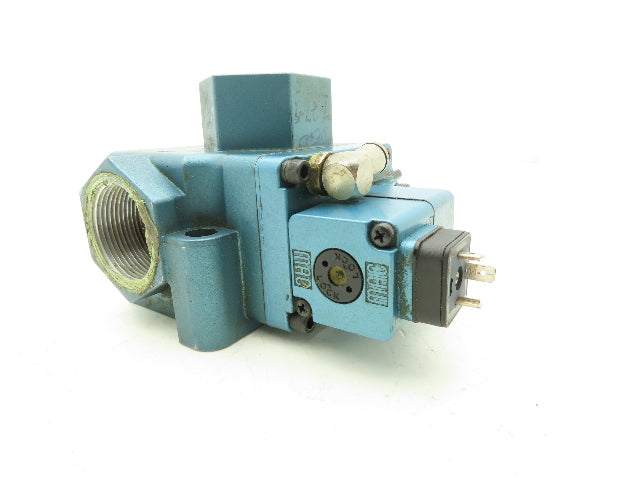 Illig 9109837 3 Way Pneumatic Air Valve 24V AC/DC Pilot  Vac - 145psi 1-1/2" NPT