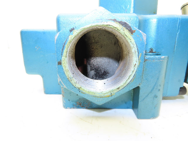 Mac 58D-36-611JA 3 Way Pneumatic Air Valve Pilot 24V AC/DC 25-150psi 1-1/2" FNPT