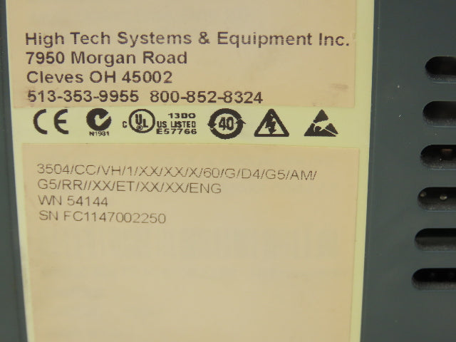 Eurotherm 3504 Advanced Precision Temperature Controller and Programmer