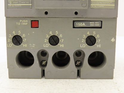 Siemens Sentron FXD63B150 Circuit Breaker 150A 3-Pole 600V Molded Case