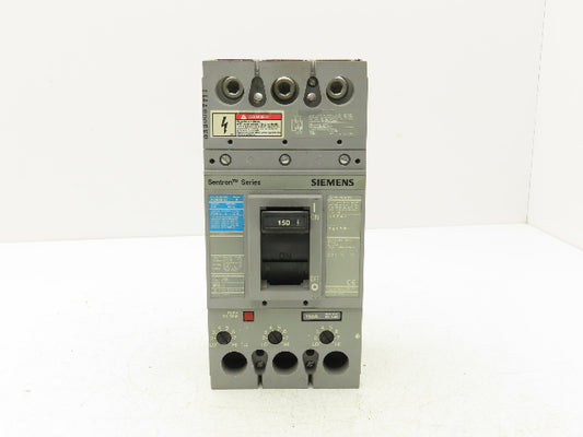 Siemens Sentron FXD63B150 Circuit Breaker 150A 3-Pole 600V Molded Case