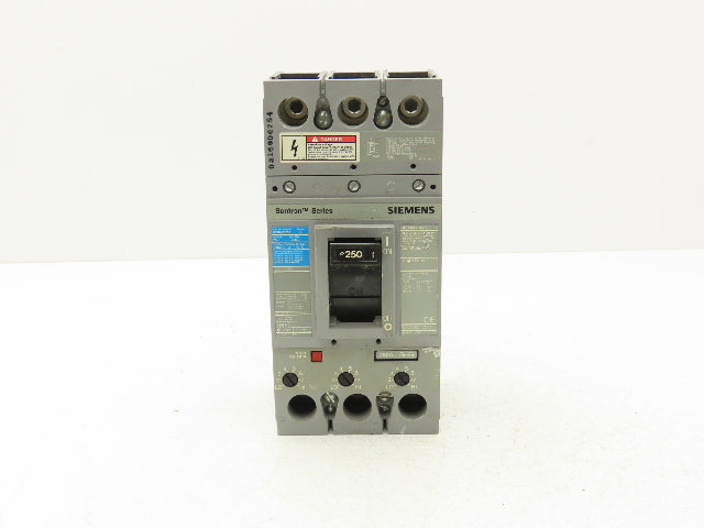 Siemens Sentron FXD63B250 Circuit Breaker 250A 3-Pole 600V Molded Case