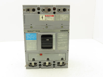 Siemens Sentron LXD63B450 Circuit Breaker 450A 3-Pole 600V 3PH Molded Case