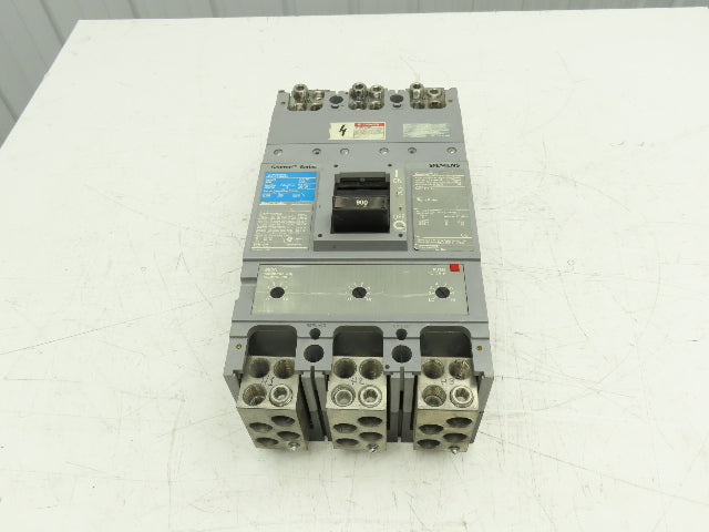 Siemens Sentron NXD63B900 Circuit Breaker 900A 3-Pole 600VAC 3PH Molded Case