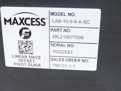 Maxcess LAB-10-9-6-A-SC Electromechanical Actuator 30VDC Motor PM471-90/5 *READ*