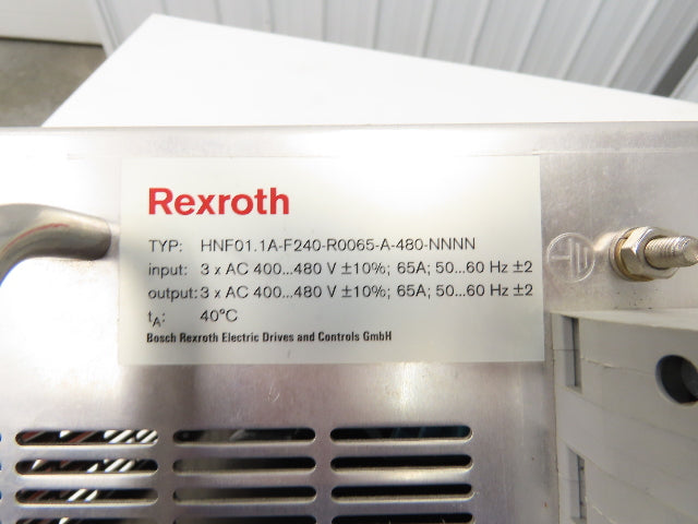 Rexroth R911306533 HNF01.1A-F240-R0065-A-480-NNNN Mains Filter 400-480V 3Ph 65A