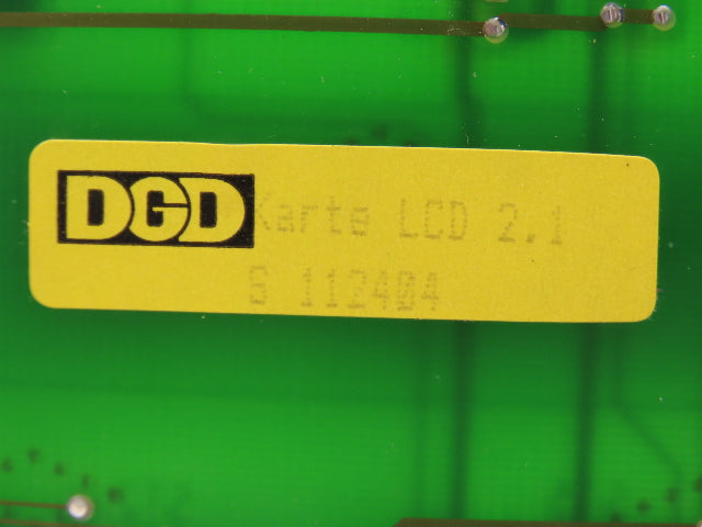 DGD Gardner Denver S-112404 LCD-CON 2.1 Control Panel Circuit Board Card