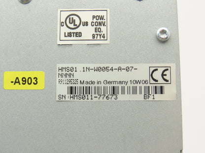 Rexroth HMS01.1N-W0054-A-07-NNNN IndraDrive M Modular Inverter Drive Unit