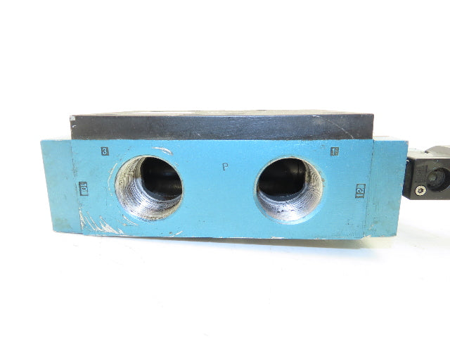 Illig 9127767 Piloted Pneumatic 3/2 Way Valve High Flow Piloted 1" NPT