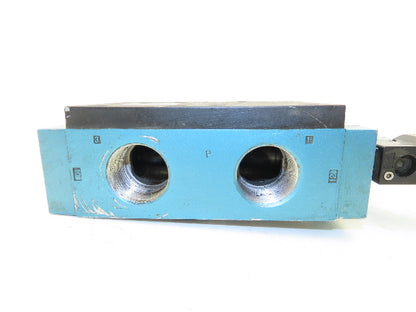 Illig 9127767 Piloted Pneumatic 3/2 Way Valve High Flow Piloted 1" NPT