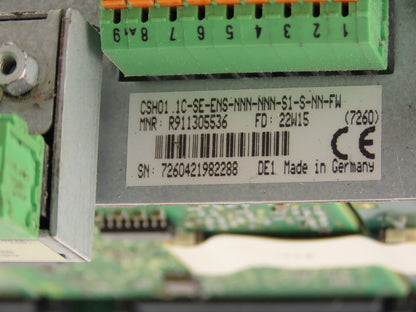 Rexroth CSH01.1C-SE-ENS-NNN-NNN-S1-S-NN-FW SERCOS Servo Controller Interface