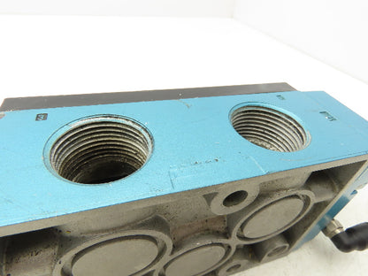 Illig 9093883 Piloted Pneumatic 3/2 Way Valve High Flow Piloted 1" NPT