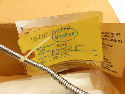 Nordson 807994A Single Outlet Hot Melt Adhesive Applicator Head 230 VAC 100W