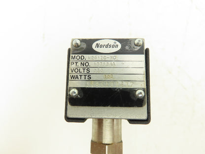 Nordson 807994A Single Outlet Hot Melt Adhesive Applicator Head 230 VAC 100W