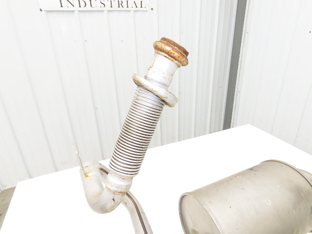 Caterpillar Forklift Exhaust System Muffler & Catalytic Converter Off 2C5000