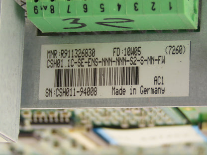 Rexroth CSH01.1C-SE-ENS-NNN-NNN-S2-S-NN-FW SERCOS Servo Controller Interface