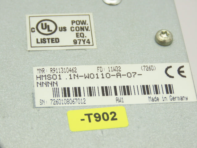 Rexroth HMS01.1N-W0110-A-07-NNNN IndraDrive M Modular Inverter Drive Unit