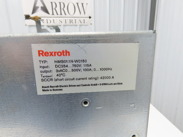 Rexroth HMS01.1N-W0150-A-07-NNNN IndraDrive M Modular Inverter Drive Unit