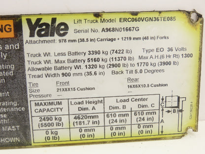 Sevcon 622/11098 Power Converter 36/48VDC To 12VDC Off ERC060VGN36TE085 Forklift
