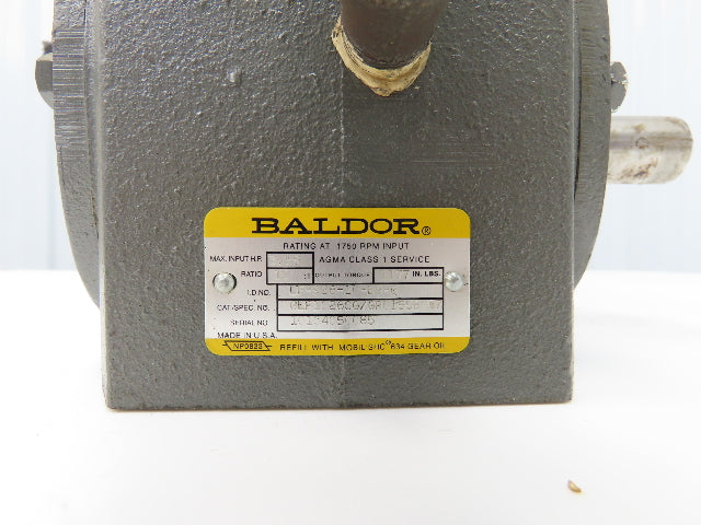 Baldor LF-926-10-B9-G Speed Reducer Gearbox 10:1 Ratio 3.5Hp 175 RPM LH 182TC