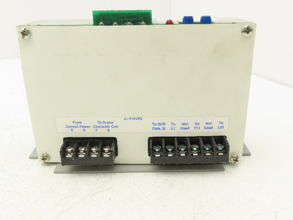 Nordic Controls D81510005QB Electric Motor Brake Control Module 230/460V 1/3PH
