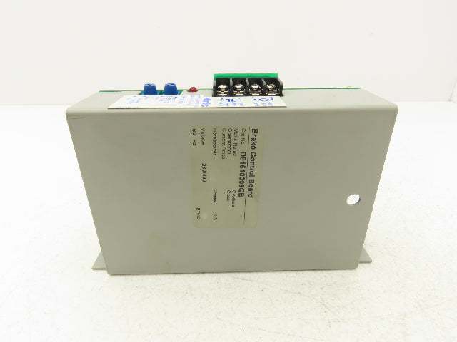 Nordic Controls D81510005QB Electric Motor Brake Control Module 230/460V 1/3PH