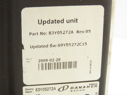 Danaher 83Y05272A AC SuperDrive Forklift Motor Controller 36V Off ERC060VGN36