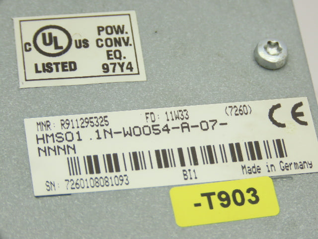 Rexroth HMS01.1N-W0054-A-07-NNNN IndraDrive M Modular Inverter Drive Unit